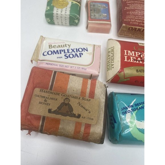 Vintage Soap lot of 12 Bars Kirk's Woolworths Oakite Eavenson's - Picture 2 of 6